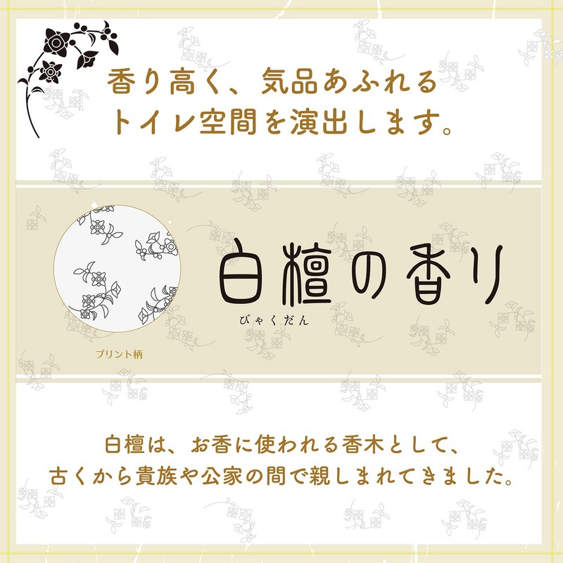 四国特紙 x nepia トイレットロール 香仕様 白檀の香り(ダブル)4ロール