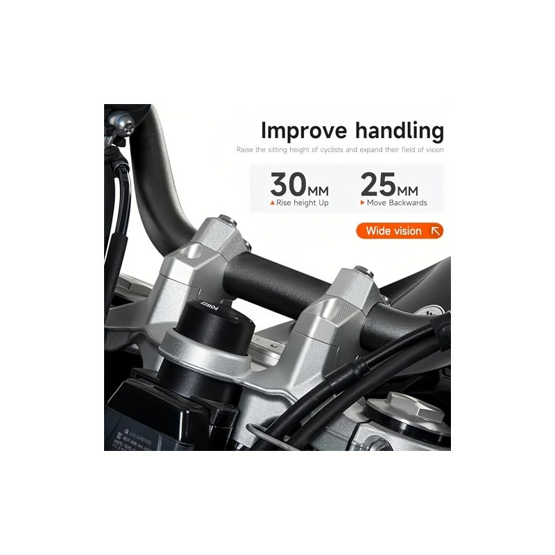 For Voge 900 DSX Handlebar Riser Bar Mount Handlebar Clamp