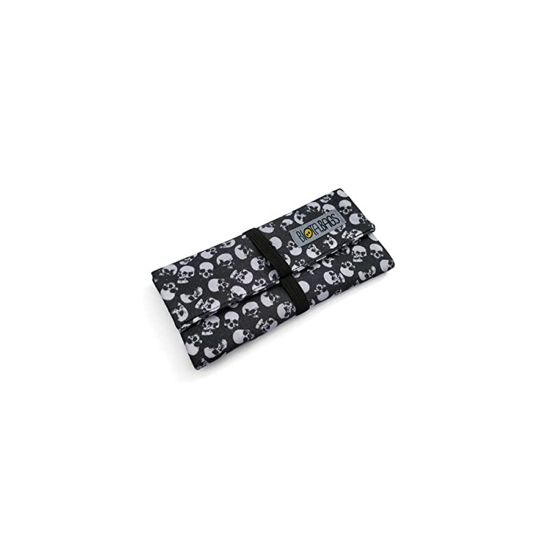 Tabaktasche, Tabakbeutel, Drehertasche aus Stoff f√ºr Herren und Damen, Totenk√∂pfe