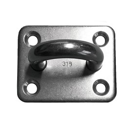 US Stainless Stainless Steel 316 Square Pad Eye 5/16" 8mm (50mm x 40mm) Marine Grade