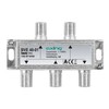 Axing BVE 40-01 4-Way BK Splitter (5-1000 MHz) for Cable
