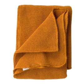 Lilano, Thick Baby Blanket, 100% Wool (kbT), 90 x 85 cm (Curry)