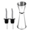 Pafusen Jigger for Bartending with 2 Pourers, Japanese Jiggers with