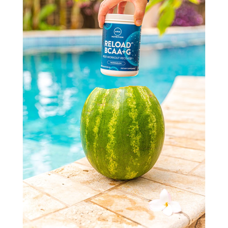 MRM Nutrition Reload BCAA+G Post-Workout Recovery | Watermelon Flavor |