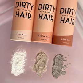 Naturel Dry Shampoo Volumizing Powder for Light Hair | Non Aerosol | Made in USA, No Benzene, Vegan, Cruelty Free, Talc Free, Aluminum Free | Grapefruit Essential Oil | 2.6 OZ Plastic Free Packaging