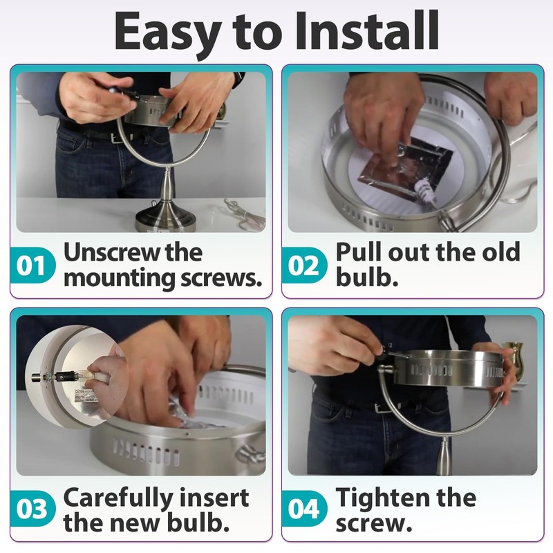 Joworthy 6 Pcs 20W 120V Incandescent Bulb Compatible with Conair