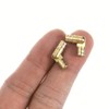 uxcell Invisible Brass Barrel Hinges, 24pcs 5x19mm Brass Concealed Hinges