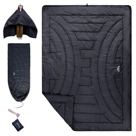 iClimb Multi-functional Blanket, Outside, Sleeping Bag, Sleeping Bag Liner, Shoulder Bag, Blanket, Camping, Travel, Tent & Sleeping in Car, Outdoor & Home, Cold Protection, Cooling Protection,