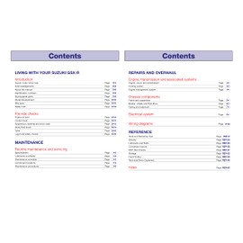 Suzuki GSX-R600 & 750 (06 - 16) (Haynes Service and Repair Manual)