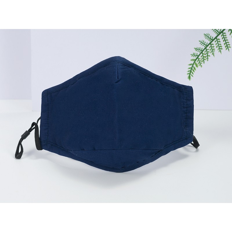 10 PCs Adult Face Masks Washable and Reusable Solid Color