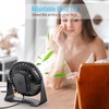 BESKAR USB Small Desk Fan, Portable Fans with 3 Speeds