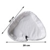 Spldsun Pack of 6 Steam Broom Replacement Cloths, Triangular Microfibre