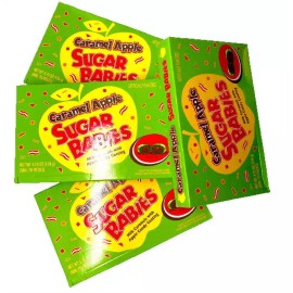 Charms Caramel Apple Sugar Babies, Chewy Caramel Candy, 4.75 oz Theater Box - Sweet ...