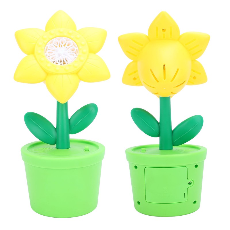 Bubble Machine with LED Light and Music Sunflower Electric Bubble