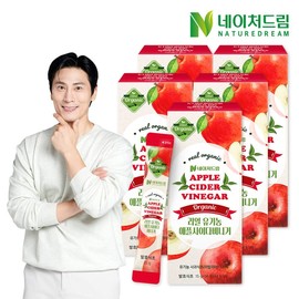 Nature Dream Organic Apple Sai Dabinigger 100 15G 14 / 네이처드림 유기농 애플사이다비니거 100 15g 14포 5박스애사비 사과초모식초