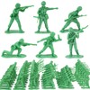 3 otters 80PCS Green Army Men Classic, 2-Inch Toy Soldiers,