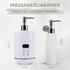 Massage Oil Warmer, 250 ml Plastic Bottle (2x), Fast Heating