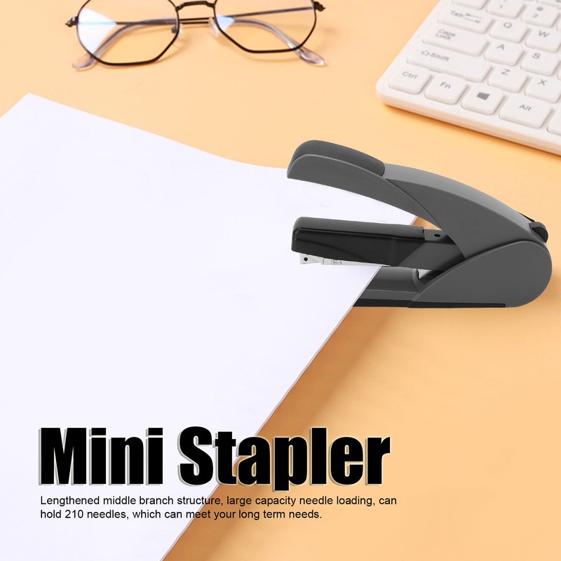 Stapler 20 Sheet Capacity 210pin Large Capacity Labor Saving Mini