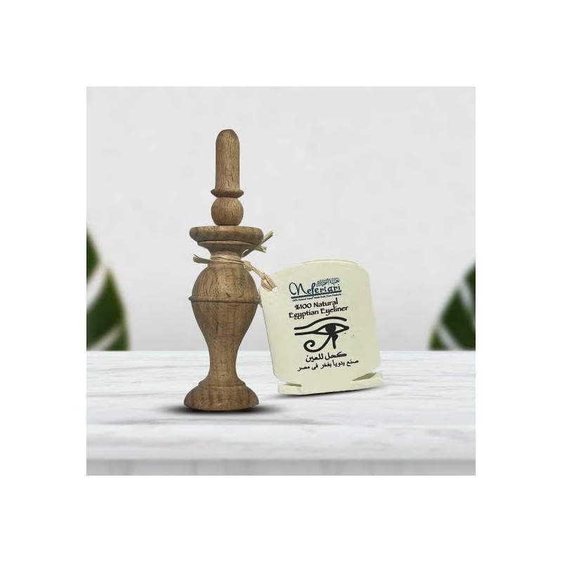 Nefertari 100% Natural Egyptian Eyeliner in Powder Form, Handmade Eyeliner