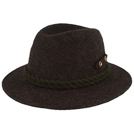 Faustmann Hüte Men's Costume Hat Black 'Stag Horn', Black, gray