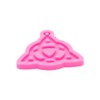 Shiny Glossy Necklace Keychain Molds Resin Silicone Mold with Hole