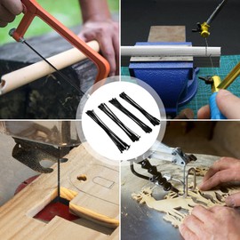 YANSYUAN 5 Inch Scroll Saw Blade Pin End,Replacement for Wen 3921, Craftsman, Dremel, Delta, Penn State, Ryobi and All 15in.and 16in.Scroll Saw - (10/15/18/24 TPI) (48pcs)