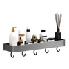 Wall Mounted Storage Shelves for Bathroom Space Aluminium Shower Storage