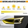 Car Headlight Tint Film,Waterproof Tail Light Tint(Yellow)