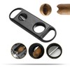 Cigar Cutter Guillotine V-Cut Cigar Cutter Cigar Punch with Key
