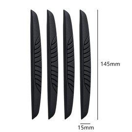 6 Pcs Car Door Edge Protector Car Door Protectors Bump Car Door Edge Protector Guards for All Car and Truck Doors (Black)
