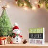 Christmas Wooden Desk Box Sign,The Elf Did It Christmas Wood
