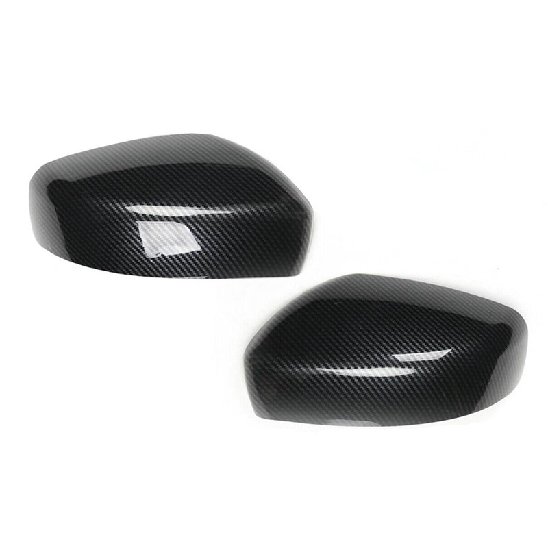 Carbon Fiber Rearview Side Mirror Cap Cover Trim For INFINITI