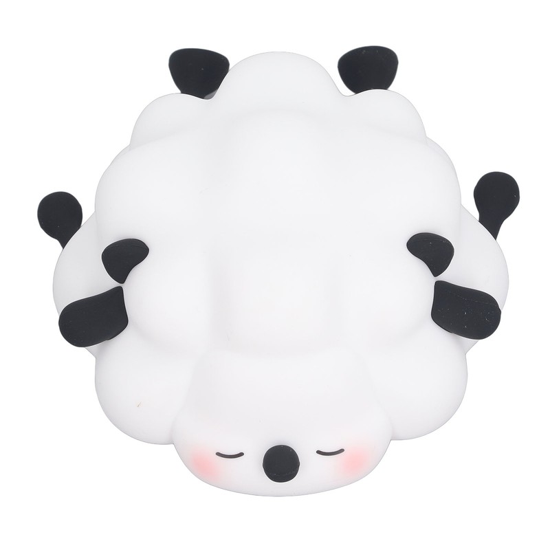 Night Lamp Cute Cartoon Sheep Modeling Three Speed Lighting Eye