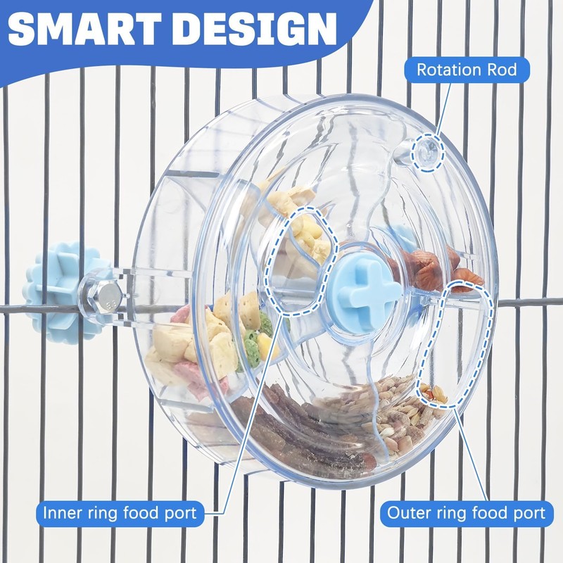 BNOSDM Bird Foraging Toy Creative Feeder Systems with Seed Food