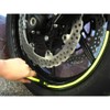 Keiti Motorcycle Reflective Wheel Stripe with Dispenser Fluorescent Yellow WS800FY