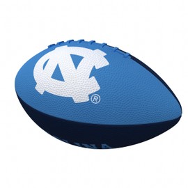 Logo Brands North Carolina Pinwheel Logo Junior Size Rubber Football