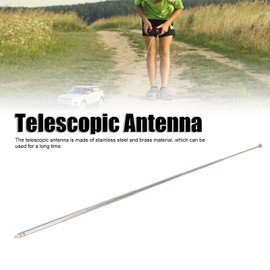 Telescopic Antenna, 30cm/11.8in Full Length 5 Sections Telescopic Aerial Portable Radio Antenna Replacement Compatible with TV Radio Electric Products Remote Control Lamp VCD