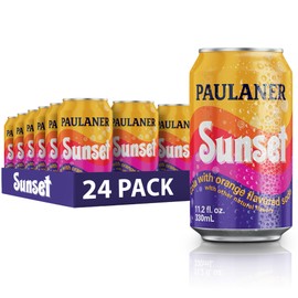 Paulaner Sunset Classic Orange Cola Soda Soft Drink | Fruity European Natural Sugar Spezi Soda Made in Germany | Vegan and Gluten-Free | 11.2 fl oz (330mL) Cans | 24-Pack Case of Soda