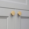 RZDEAL Cabinet Knobs,Solid Brass Round Dresser Drawer Knobs and Pulls