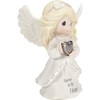 Precious Moments Forever In My Heart Angel Memorial Bisque Porcelain/Metal