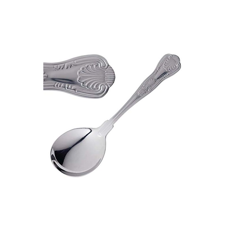 Olympia D688 Kings Cutlery Soup Spoon (Pack of 12)