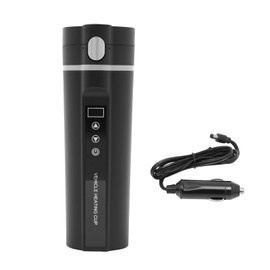 SNKOURIN Travel Electric Kettle, 450ml Small Portable Kettle Water Boiler with Keep Warm Function, Heating Kettle Electric Travel Thermoses for Coffee/Tea/Milk