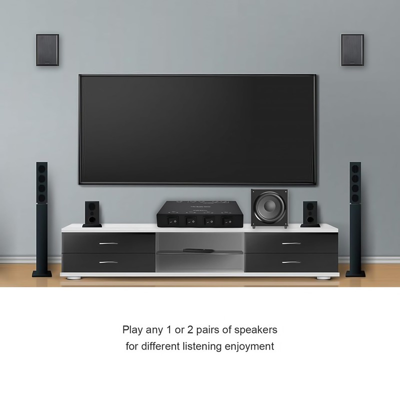 ADWITS 4 Channel Passive Speaker Selection, 4 Zone Sound Distributor