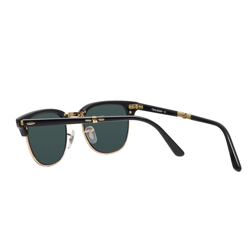 Gafas de sol polarizadas plegables clásicas UV400, protección 100% para