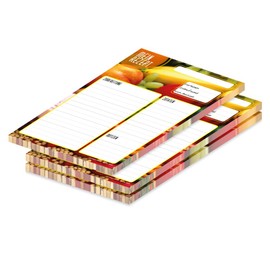 PRICARO Colourful Ingredients Recipe Pad A5 Pack of 3