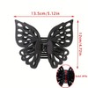 Large 5.51 Inch Butterfly Hair Clips Butterfly Claw Clips Hair
