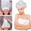 2Pcs Net Plopping Cap Adjustable Reusable Versatile Drying Curly Hair
