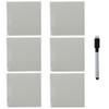 allcoupon 12 Pack Dry Erase Sticky Notes,Reusable Whiteboard Stickers for