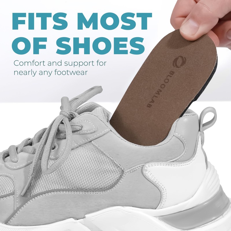 Adjustable Heel Lift M Brown