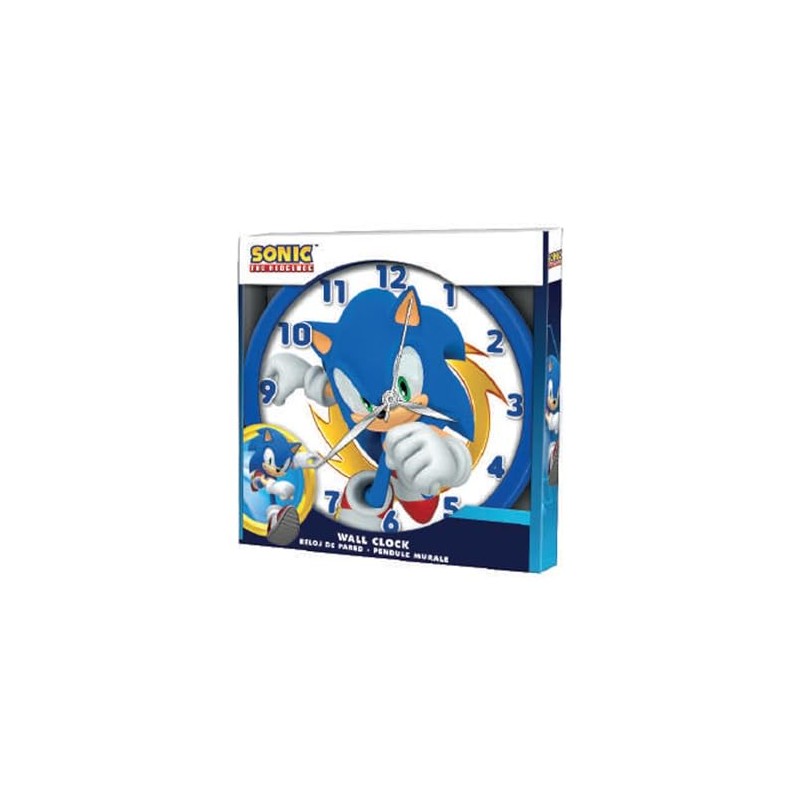 Kids Euroswan Sonic Wall Clock 25 cm